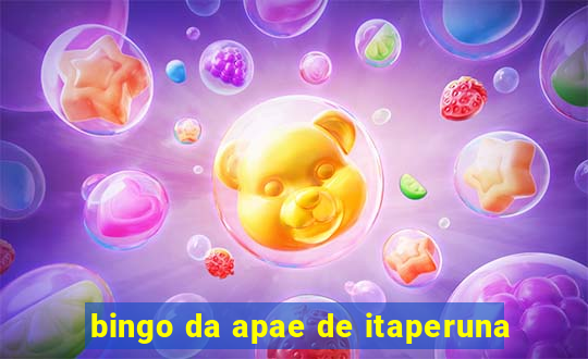 bingo da apae de itaperuna